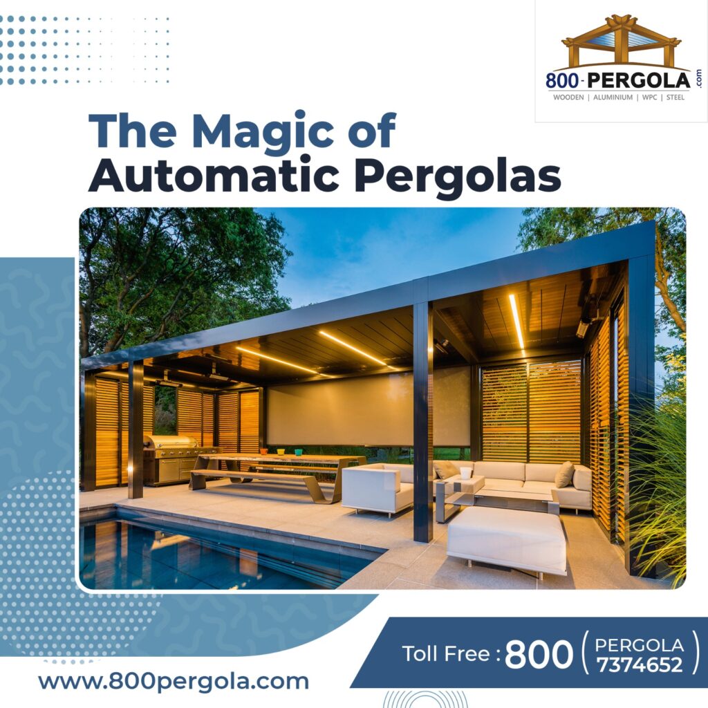 Are Automatic Pergolas the Ultimate Solution for Your Dubai Outdoor Space? Explore the Magic of Adaptive Shade, Weather Protection, and Modern Aesthetics. Contact Us to Experience it Today!