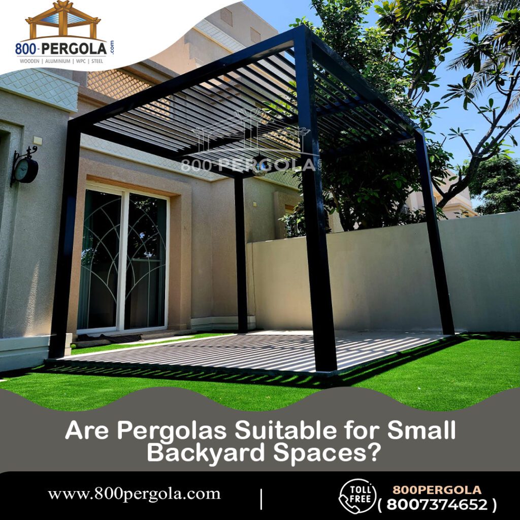 Seeking pergola ideas & designs for your cozy, small backyard oasis? Explore 800Pergola's unique designs tailored for small spaces & garden tranquility.