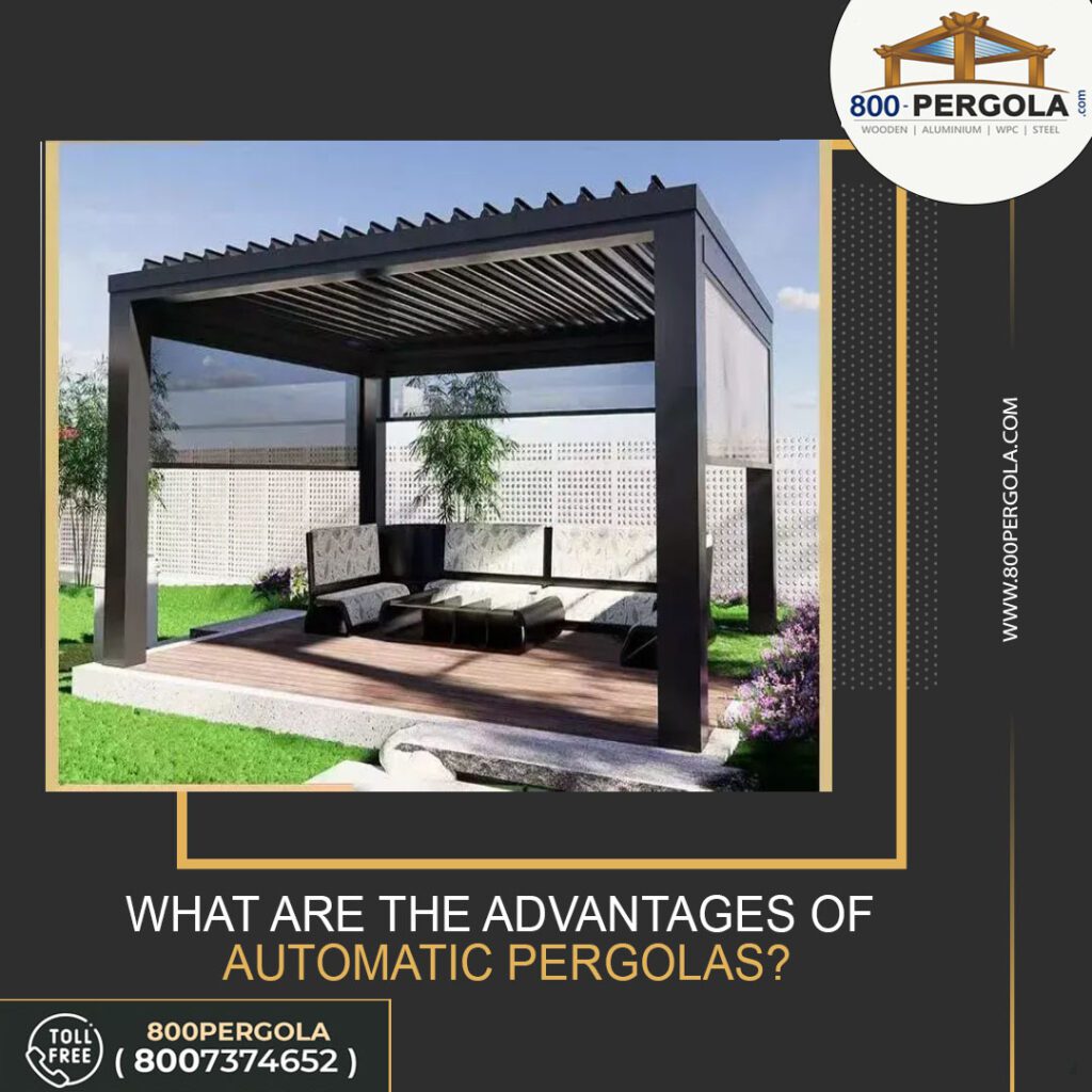 Effortless operation, smart integration, energy efficiency, weather protection, privacy & more. Discover the seamless charm of automatic pergolas! Explore Now