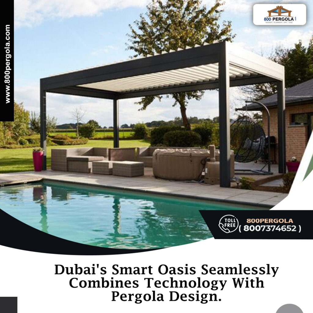 Unlock the future of outdoor comfort with smart pergolas in Dubai. Discover seamless integration of technology and design with 800Pergola. Call us today!