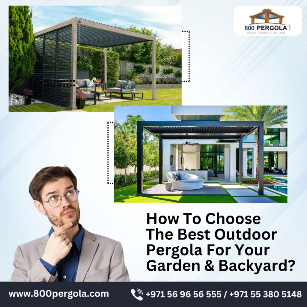 Looking for the perfect pergola for your garden and backyard? Discover tips from 800Pergola on choosing the best design, from traditional to smart pergolas, for your space!